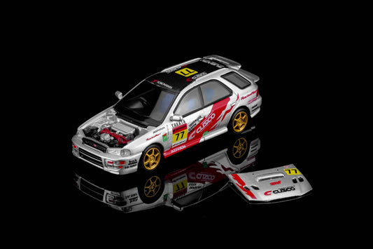 (Pre-Order) (M67109) Motorhelix - SUBARU Impreza Wagon WRX STi Ver. VI CUSCO Silver Livery