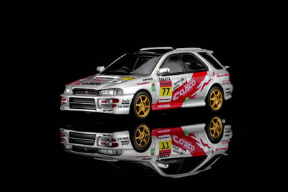 (Pre-Order) (M67109) Motorhelix - SUBARU Impreza Wagon WRX STi Ver. VI CUSCO Silver Livery