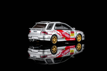 (Pre-Order) (M67109) Motorhelix - SUBARU Impreza Wagon WRX STi Ver. VI CUSCO Silver Livery