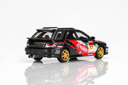 (Pre-Order) (M67110) Motorhelix - SUBARU Impreza Wagon WRX STi Ver. VI CUSCO Black Livery