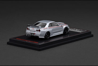 (Pre-Order)(IG3840) Nismo R34 GT-R Z-Tune Silver