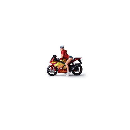 (Pre-Order) (MO222243) Mcqueen Suzuki Motorcycle with figurine
