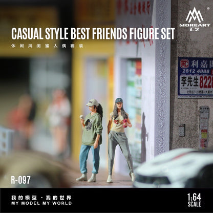 (Pre-Order) (MO223097) Casual Besties Resin Model set
