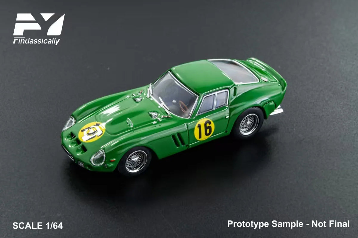 Finclassically - 250 GTO 1964 Goodwood No.16 David Piper chassis #4491GT Green No.16