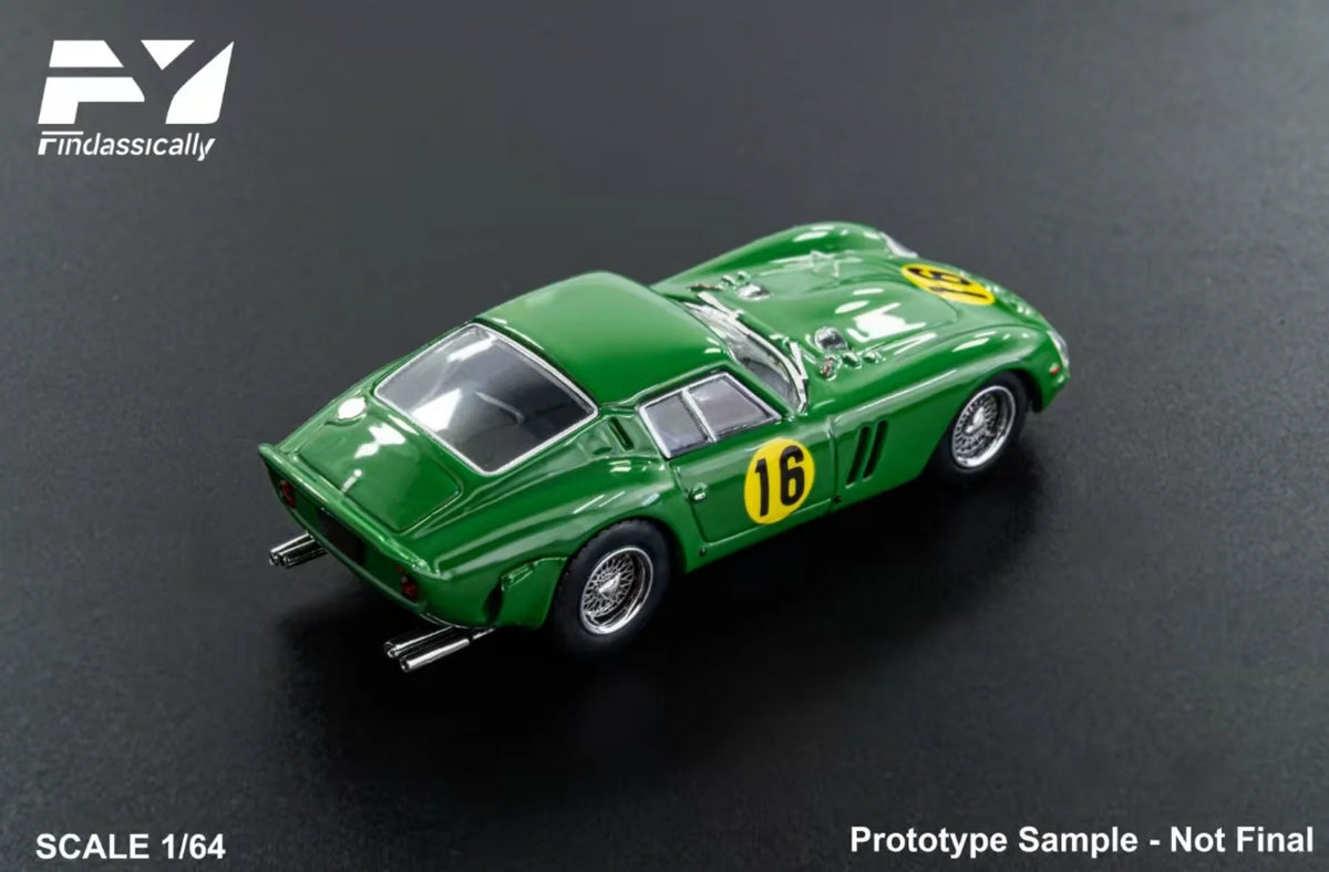 Finclassically - 250 GTO 1964 Goodwood No.16 David Piper chassis #4491GT Green No.16