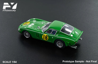 Finclassically - 250 GTO 1964 Goodwood No.16 David Piper chassis #4491GT Green No.16