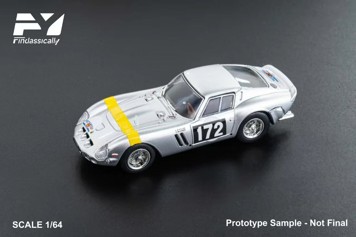 Finclassically - 250 GTO Tour de France 1964 No.172 Chassis #4153GT Silver No.172
