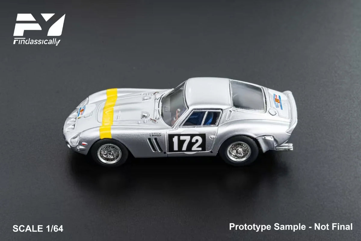 Finclassically - 250 GTO Tour de France 1964 No.172 Chassis #4153GT Silver No.172