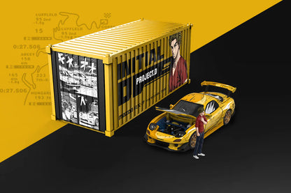(TM647002-T) TIME MICRO - Mazda RX-7 Amamiya Initial D Manga Edition Container Set