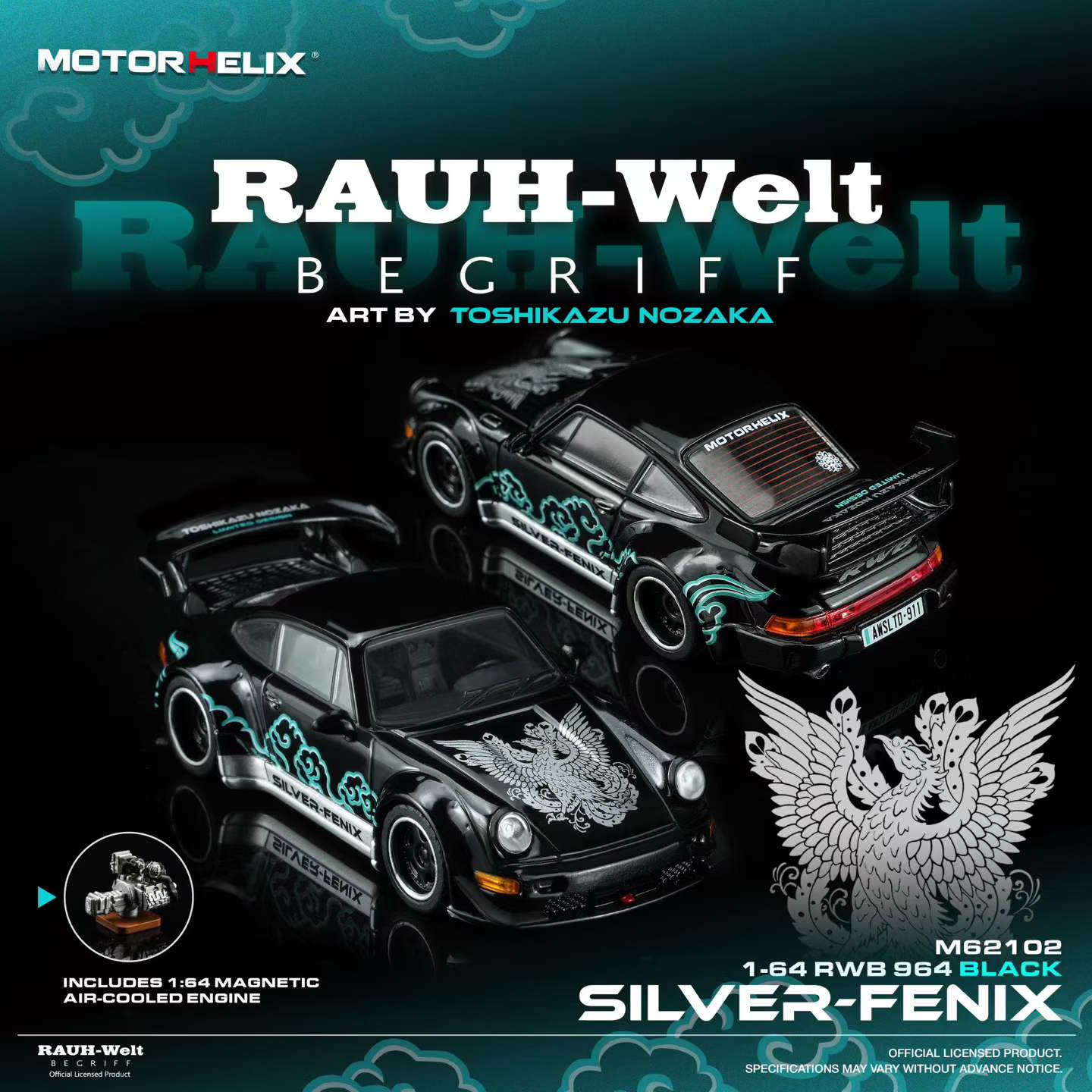(Pre-Order) (M62102) RWB 964 Silver-Fenix