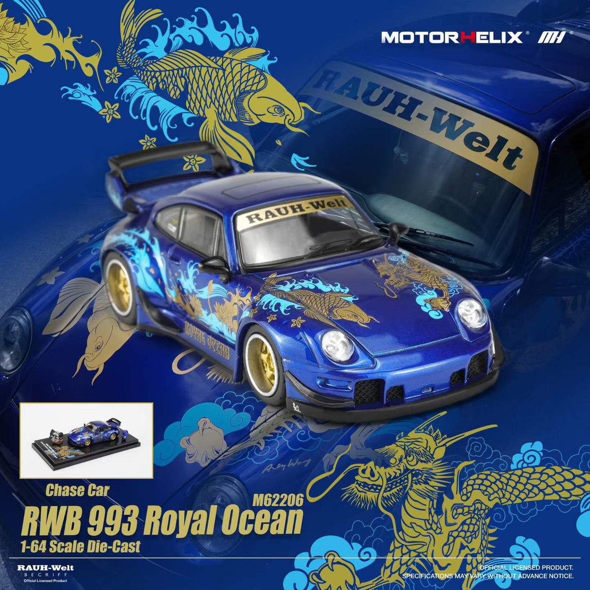 (Pre-Order) (M62206) Motorhelix - RWB 993 Royal Ocean
