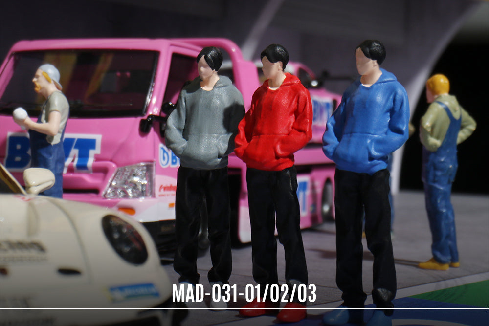 MAD023 - Hands-in-Pockets Boy Figurine (3 Variants)