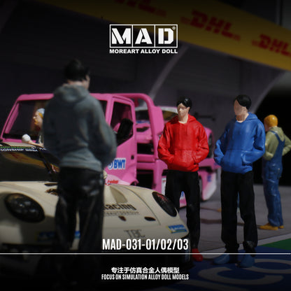 MAD023 - Hands-in-Pockets Boy Figurine (3 Variants)