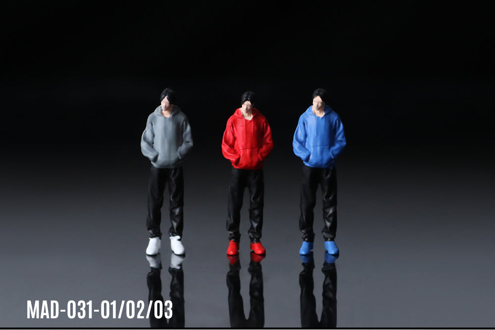 MAD023 - Hands-in-Pockets Boy Figurine (3 Variants)