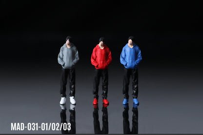 MAD023 - Hands-in-Pockets Boy Figurine (3 Variants)