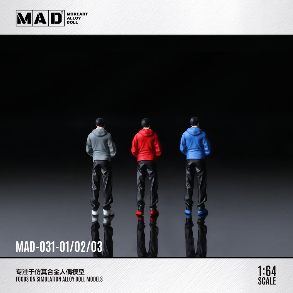 MAD023 - Hands-in-Pockets Boy Figurine (3 Variants)