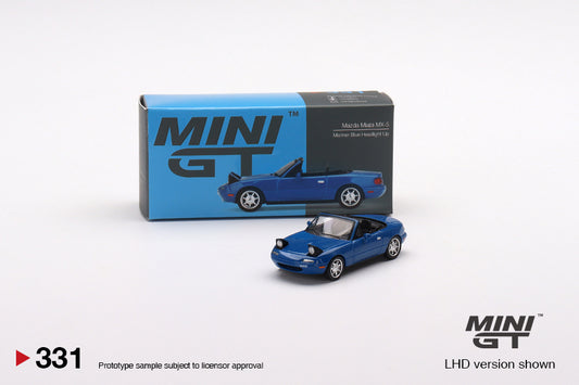 (MGT00331-BL) Mazda Miata MX-5 (NA) Mariner Blue Headlight Up LHD (Blister version)