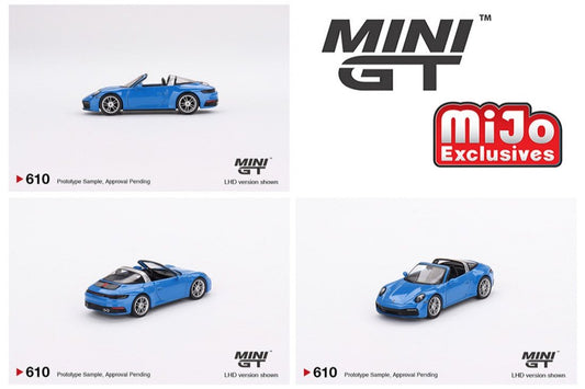(MGT00610-MJ) - Porsche 911 Targa 4S Shark Blue (Blister/Mijo Exclusive version)
