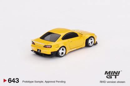 (MGT00643) Nissan Silvia (S15) Rocket Bunny Bronze Yellow (Box version)