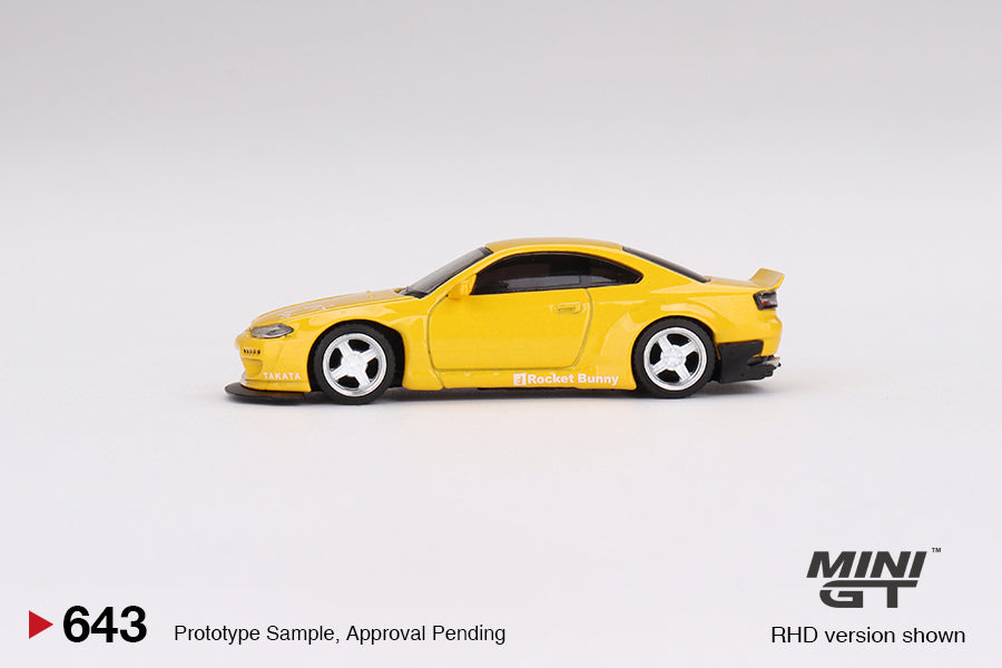 (MGT00643) Nissan Silvia (S15) Rocket Bunny Bronze Yellow (Box version)