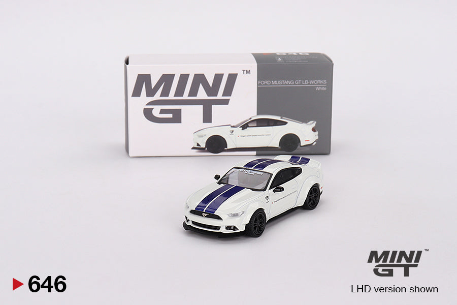 (MGT00646) - FORD MUSTANG GT LB-WORKS White (Box Version)