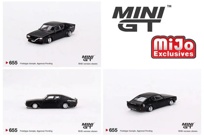 (MGT00655-MJ) - Nissan Skyline Kenmeri Liberty Walk Matt Black (Blister/Mijo Exclusive version) (CHASE)