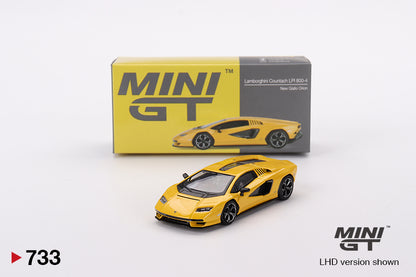 (MGT00733) Lamborghini Countach LPI 800-4 New Giallo Orion (Box version)