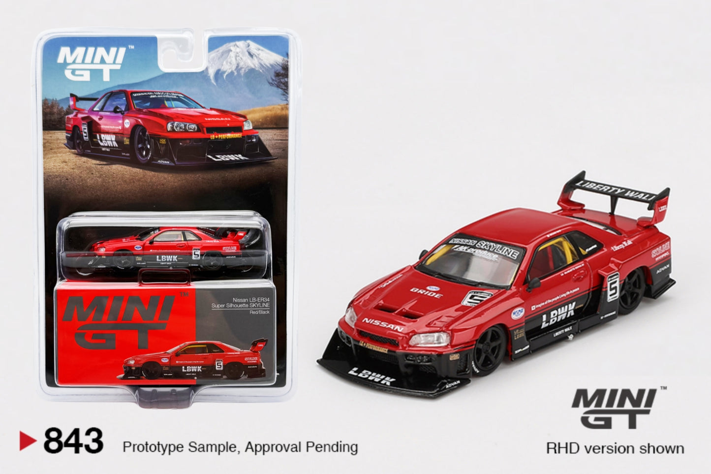 (MGT00843-BL) -  Nissan LB-ER34 (Blister Version) [CHASE PULL]