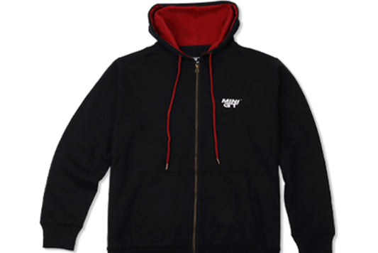 (Pre-Order) (MGTOM015) Mini GT Hoodie with Zip (Black)