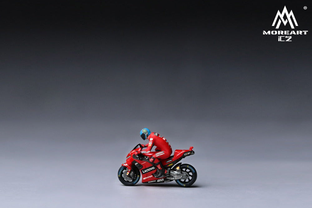 (MO222256) Ducati 63 Racing Motorcycle Figure Set Resin Model - Side View 