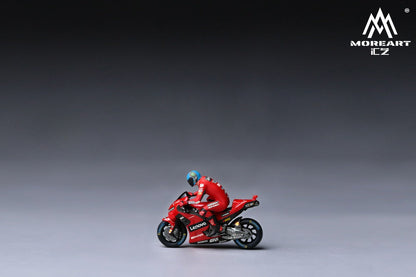 (MO222256) Ducati 63 Racing Motorcycle Figure Set Resin Model - Side View 