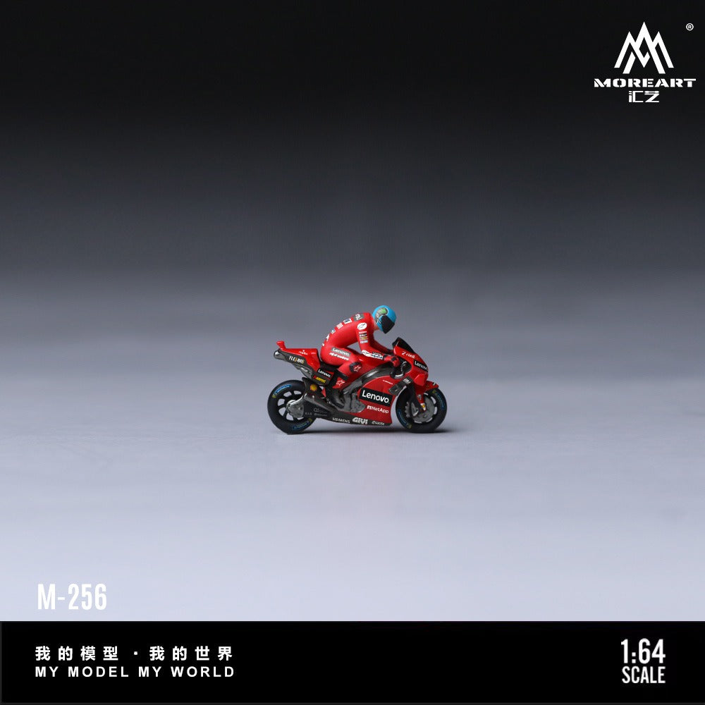 (MO222256) Ducati 63 Racing Motorcycle Figure Set Resin Model - Side View 