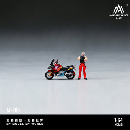 (Pre-Order) (MO222269) BMW Motorcycle Figurine Set - Resin Model