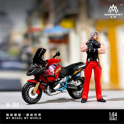 (Pre-Order) (MO222269) BMW Motorcycle Figurine Set - Resin Model