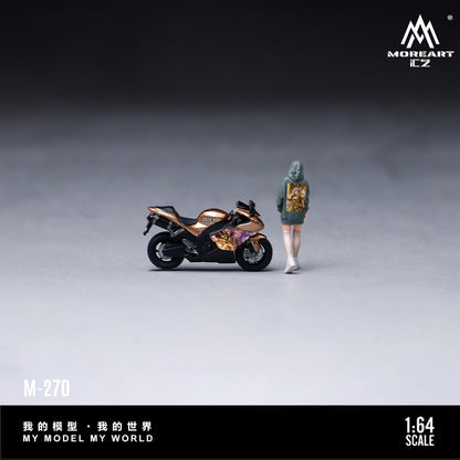 (Pre-Order) (MO222270) Kawasaki White Aries Floral Beauty Knight Resin Model