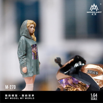 (Pre-Order) (MO222270) Kawasaki White Aries Floral Beauty Knight Resin Model