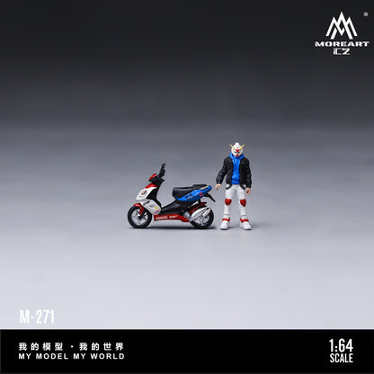 (Pre-Order) (MO222271) Gundam Theme Motorcycle Figure Set Resin Model