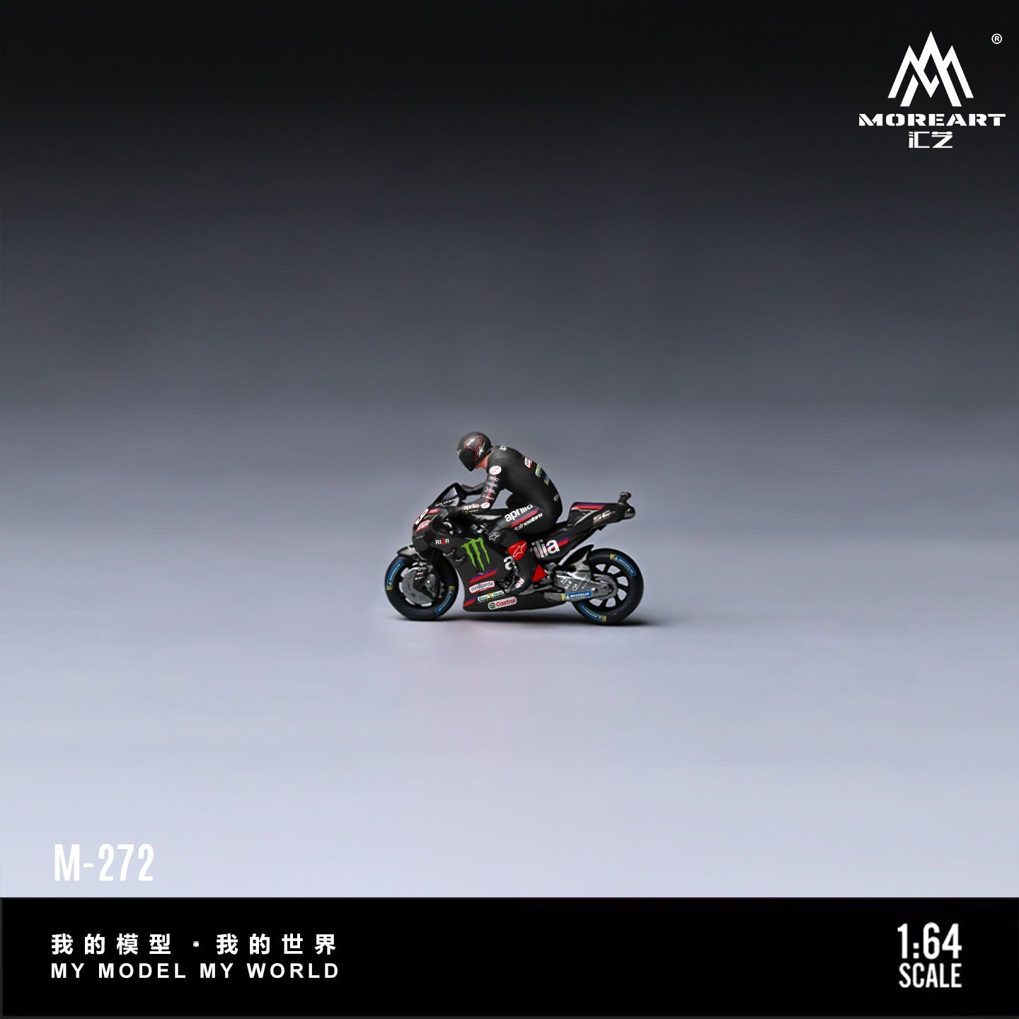 (Pre-Order) (MO222272) Ducati 89 Racing Motorcycle Figure Set Resin Model