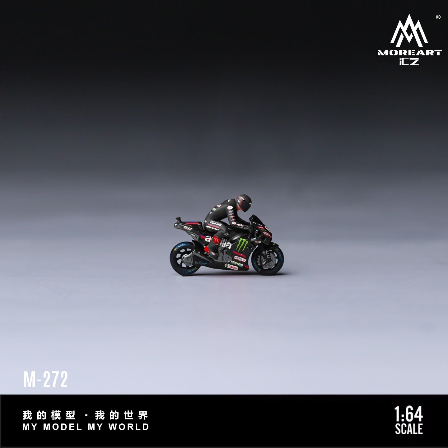 (Pre-Order) (MO222272) Ducati 89 Racing Motorcycle Figure Set Resin Model