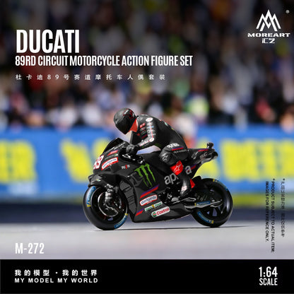 (Pre-Order) (MO222272) Ducati 89 Racing Motorcycle Figure Set Resin Model