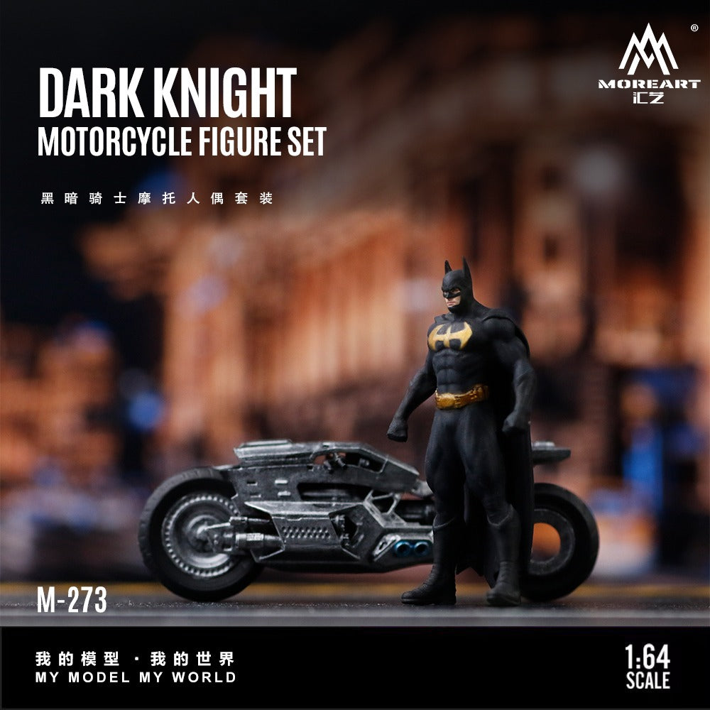 (Pre-Order) (MO222273) Dark Knight Motorcycle Figure Set Resin Model