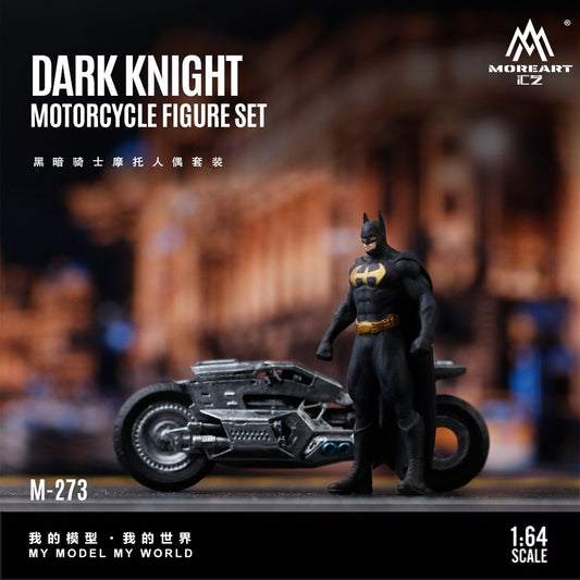 (Pre-Order) (MO222273) Dark Knight Motorcycle Figure Set Resin Model