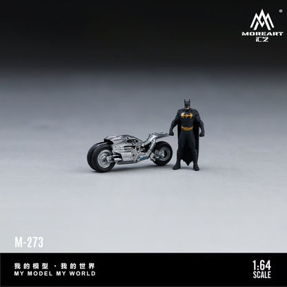 (Pre-Order) (MO222273) Dark Knight Motorcycle Figure Set Resin Model