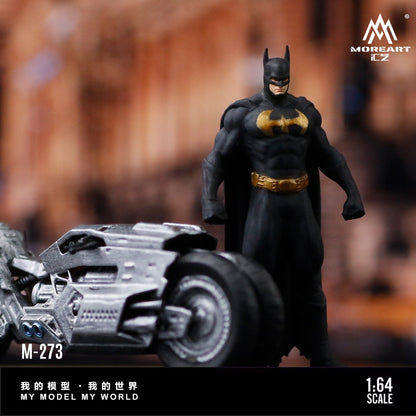 (Pre-Order) (MO222273) Dark Knight Motorcycle Figure Set Resin Model
