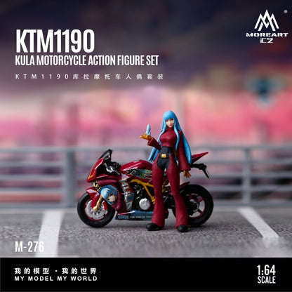 (Pre-Order) (MO222276) KTM1190 Kuruma Motorcycle Figurine Set Resin Model