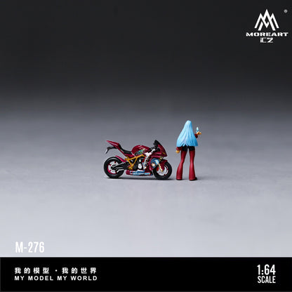 (Pre-Order) (MO222276) KTM1190 Kuruma Motorcycle Figurine Set Resin Model