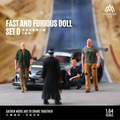 (MO223014) Fast & Furious doll set - D