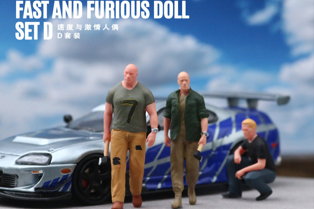 (MO223014) Fast & Furious doll set - D