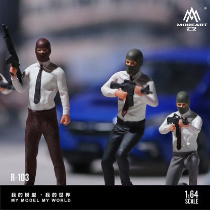 MO223103 Bandit Set - Realistic Resin Model - Front View 