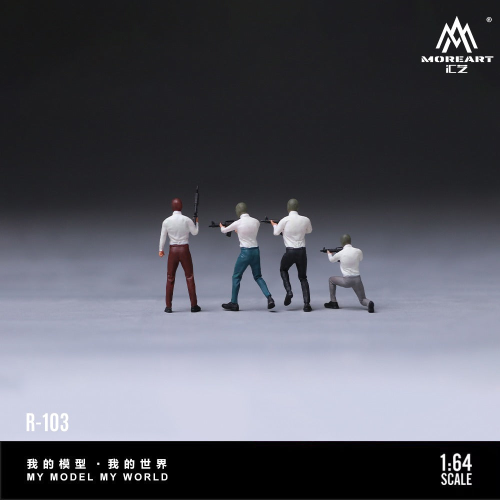 MO223103 Bandit Set - Realistic Resin Model - Rear View 